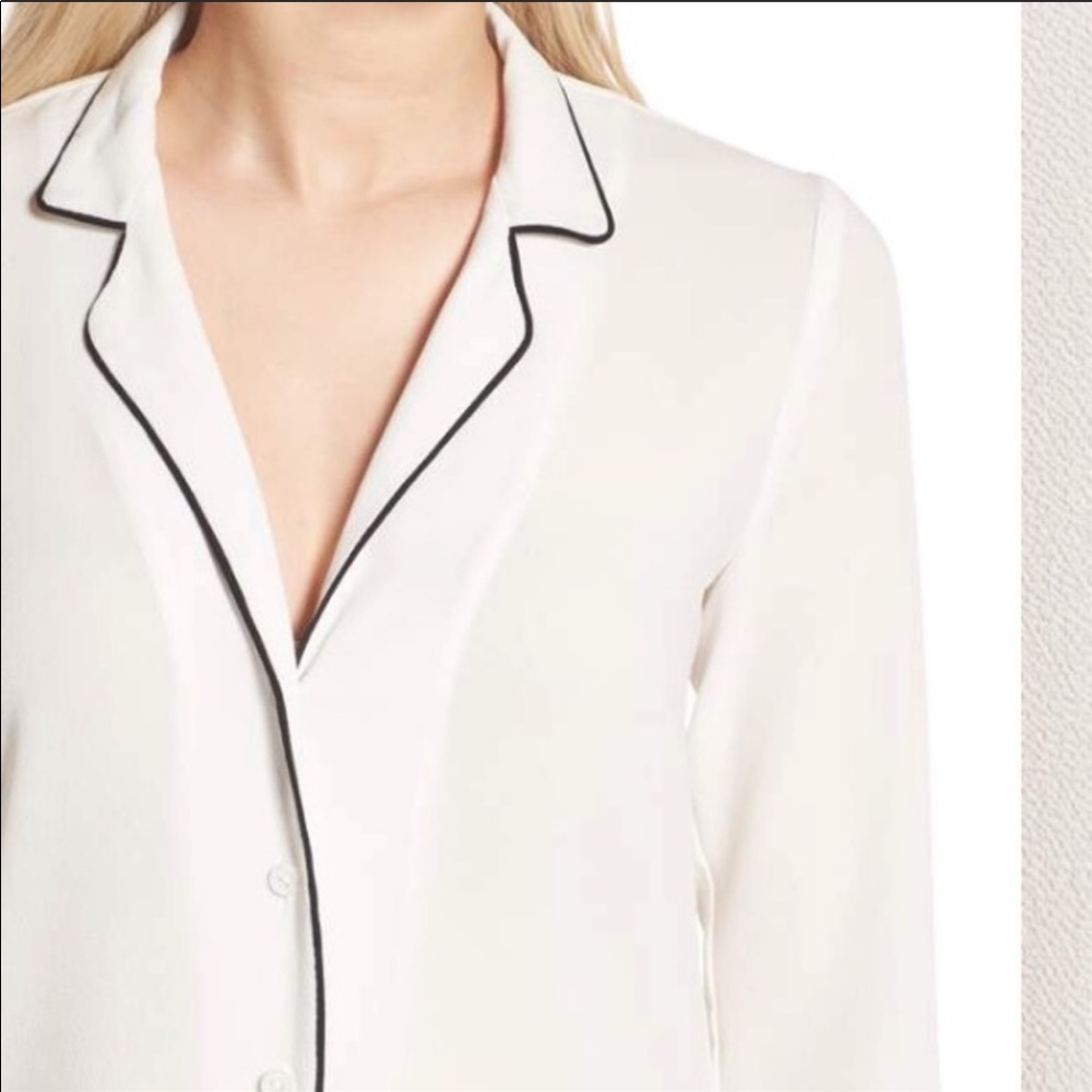 Nordstrom Wayf Pyjama Style Blouse